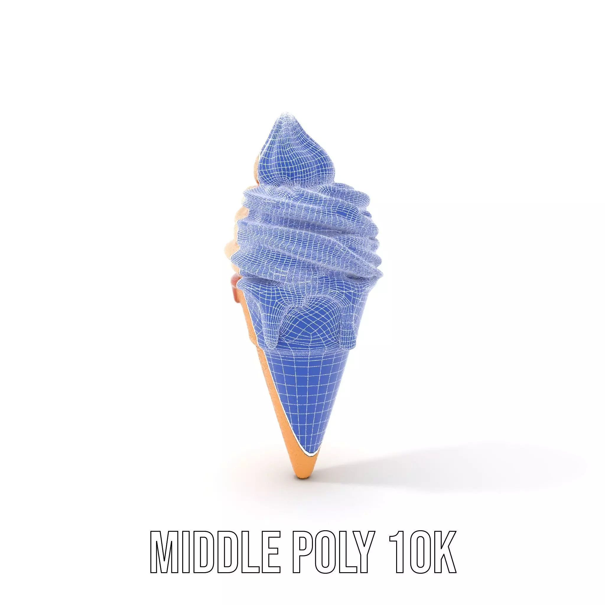 Caramel Swirl Ice Cream model pack Low-poly 3D model_14