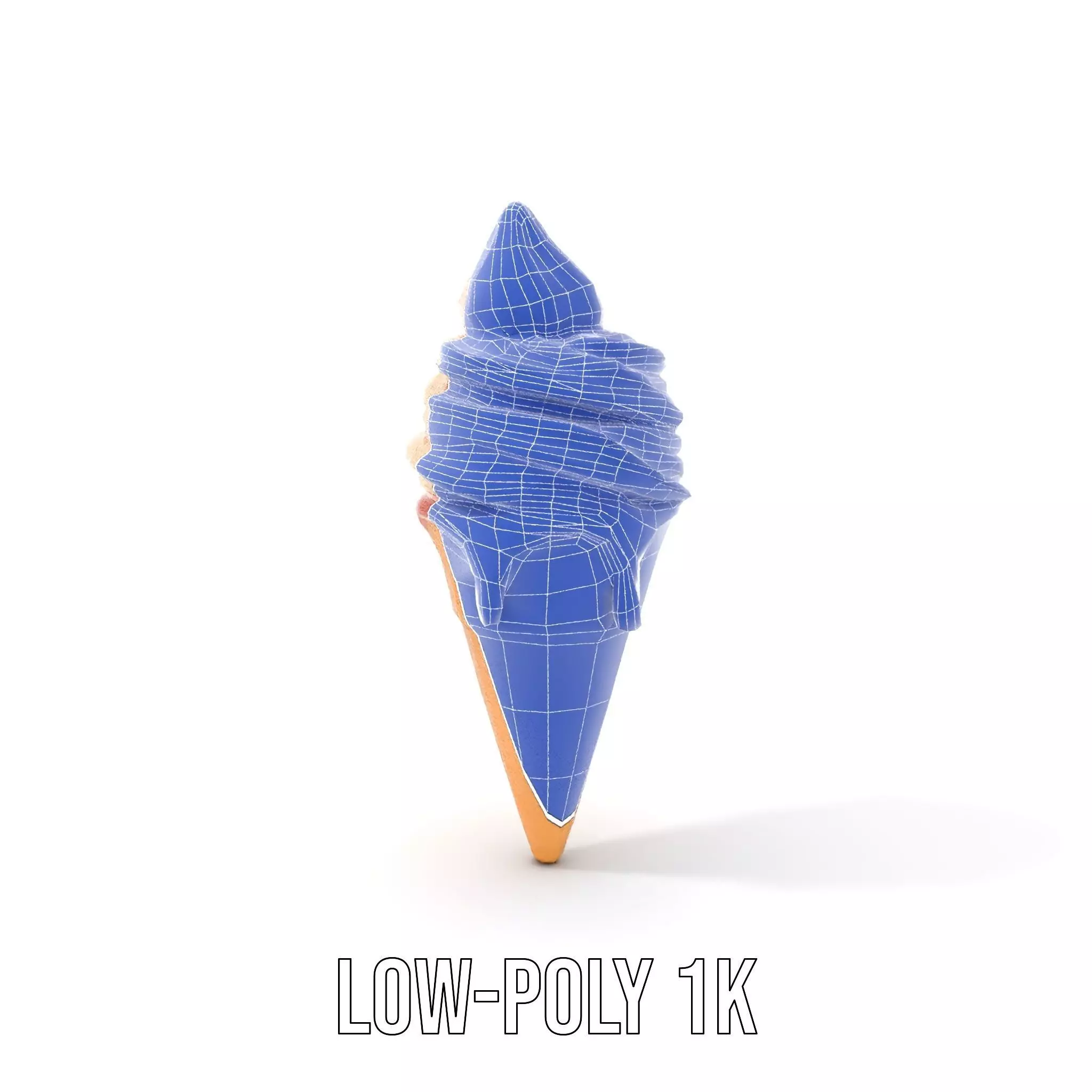 Caramel Swirl Ice Cream model pack Low-poly 3D model_31