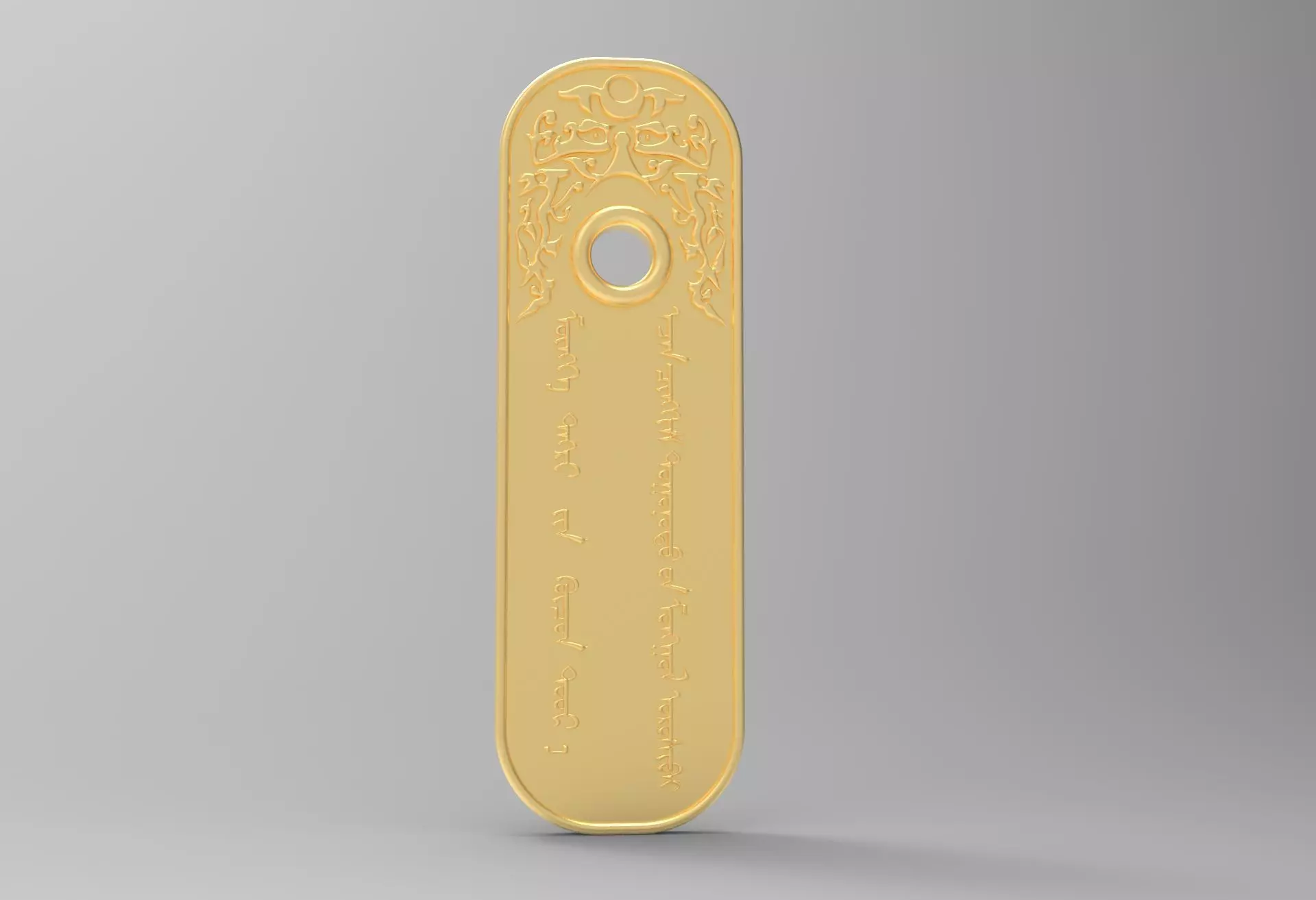 Gerege Mongol empire 3D print model_1