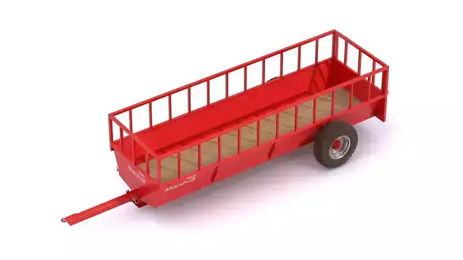 Feed Trailers FT-15 3D model