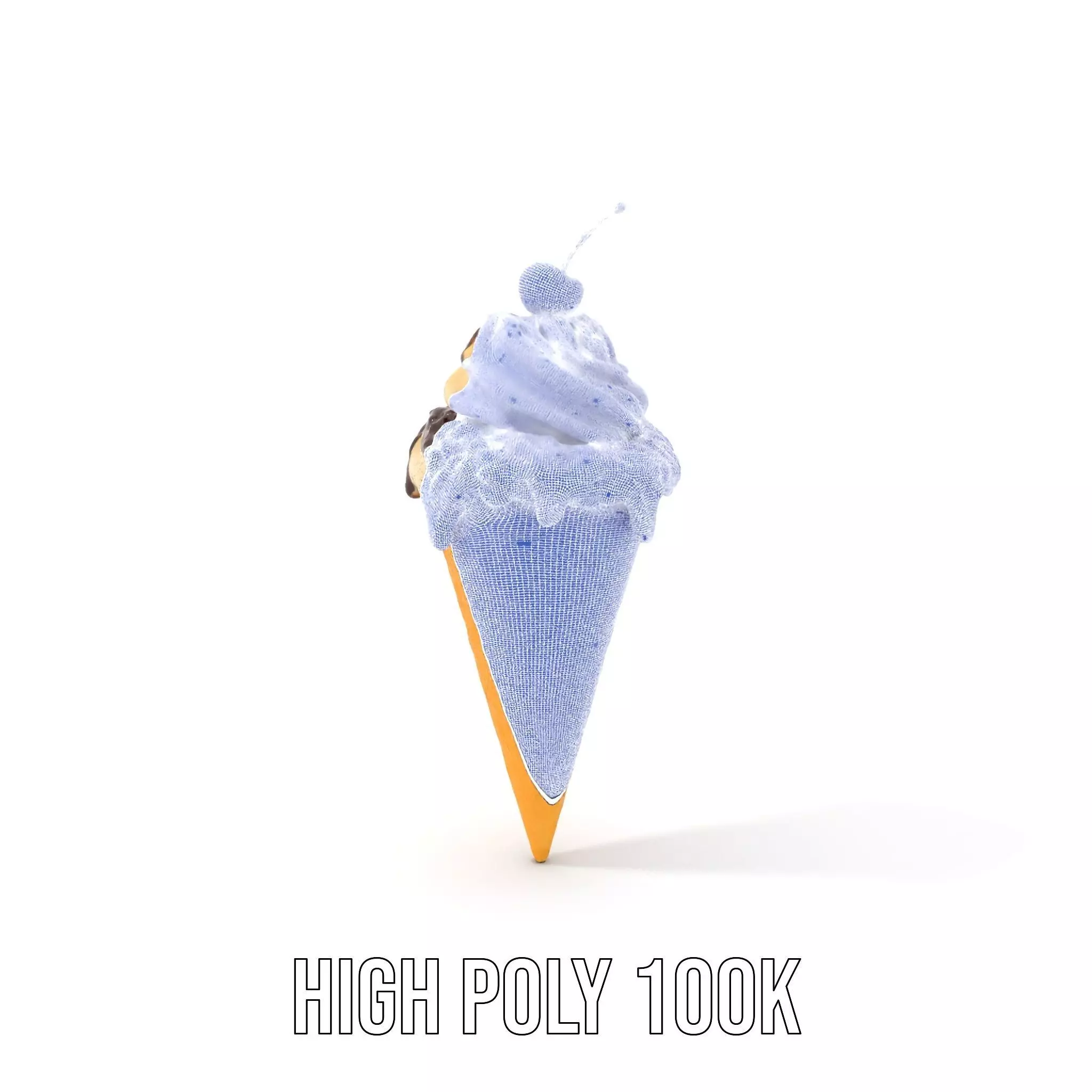 Cherry Chocolate Ice Cream model pack Low-poly 3D model_5