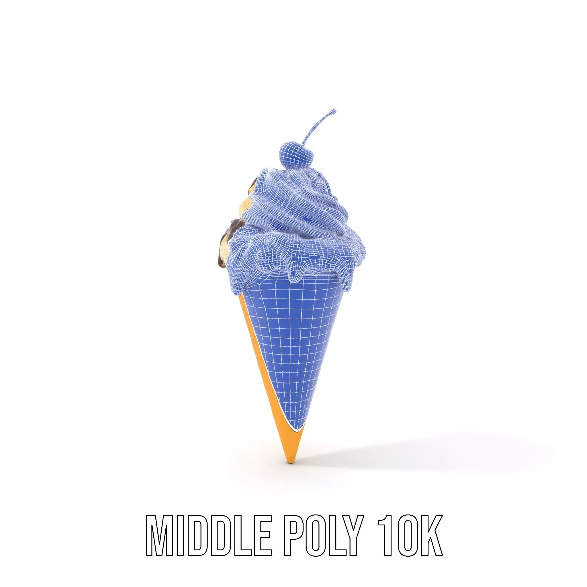 Cherry Chocolate Ice Cream model pack Low-poly 3D model_22