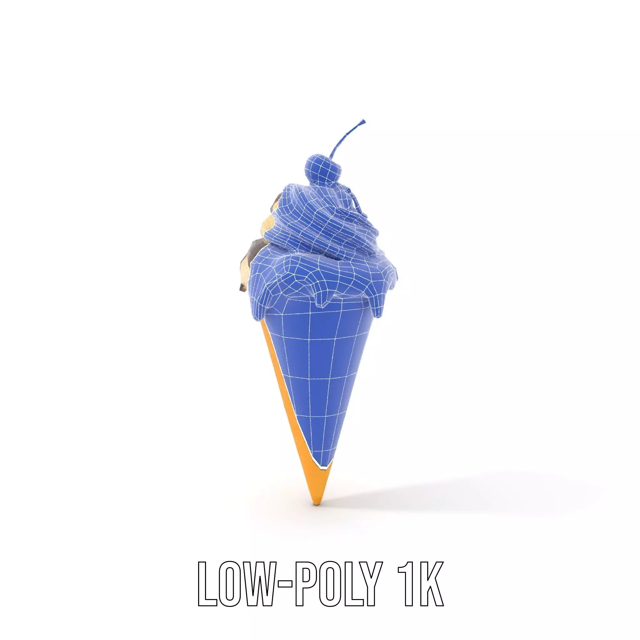Cherry Chocolate Ice Cream model pack Low-poly 3D model_26