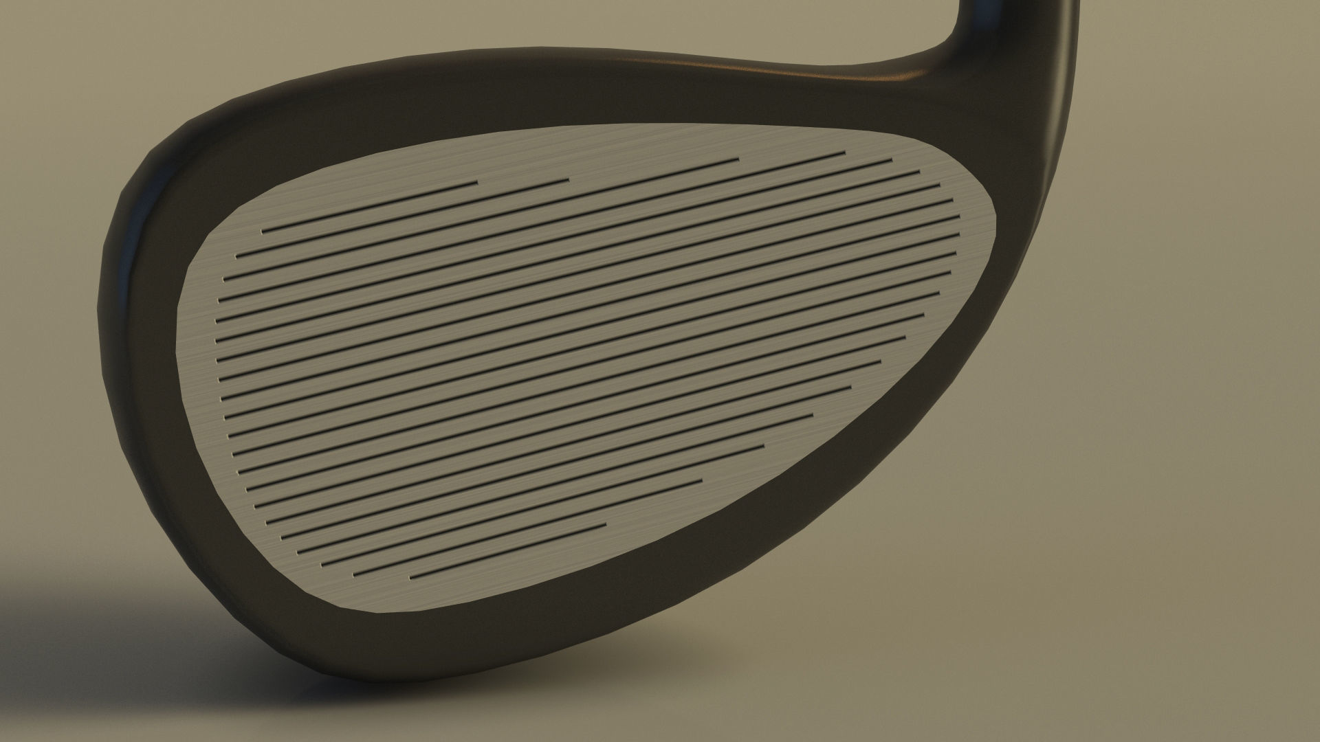 SPORT---GOLF---Club golf club Low-poly 3D model_1