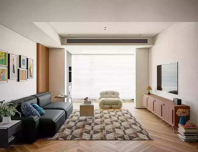 Contemporary Apartment Living Room 65