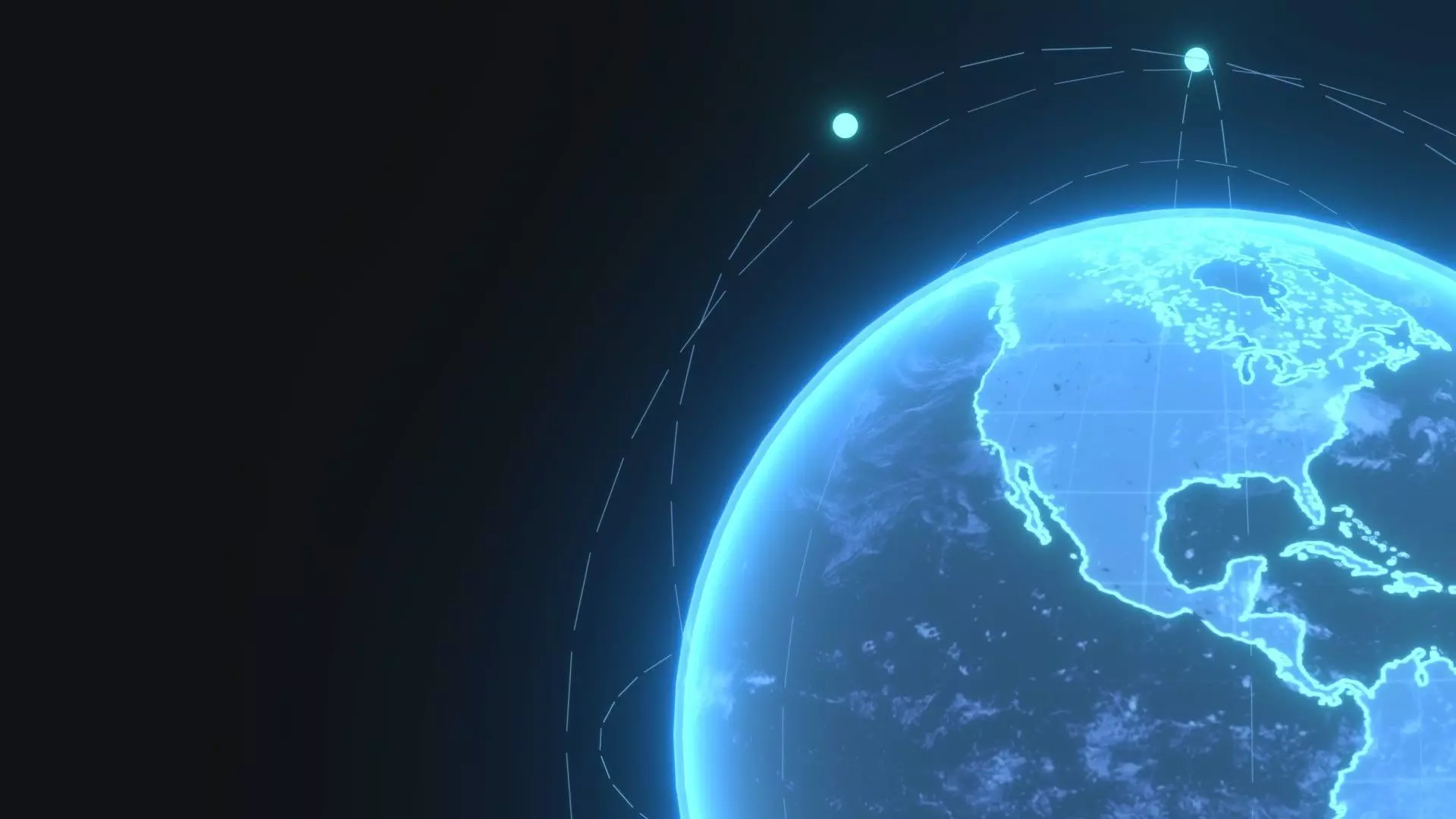 Animated Hologram Planet Earth With 50 Sci-Fi Music Tracks Low-poly 3D model_20