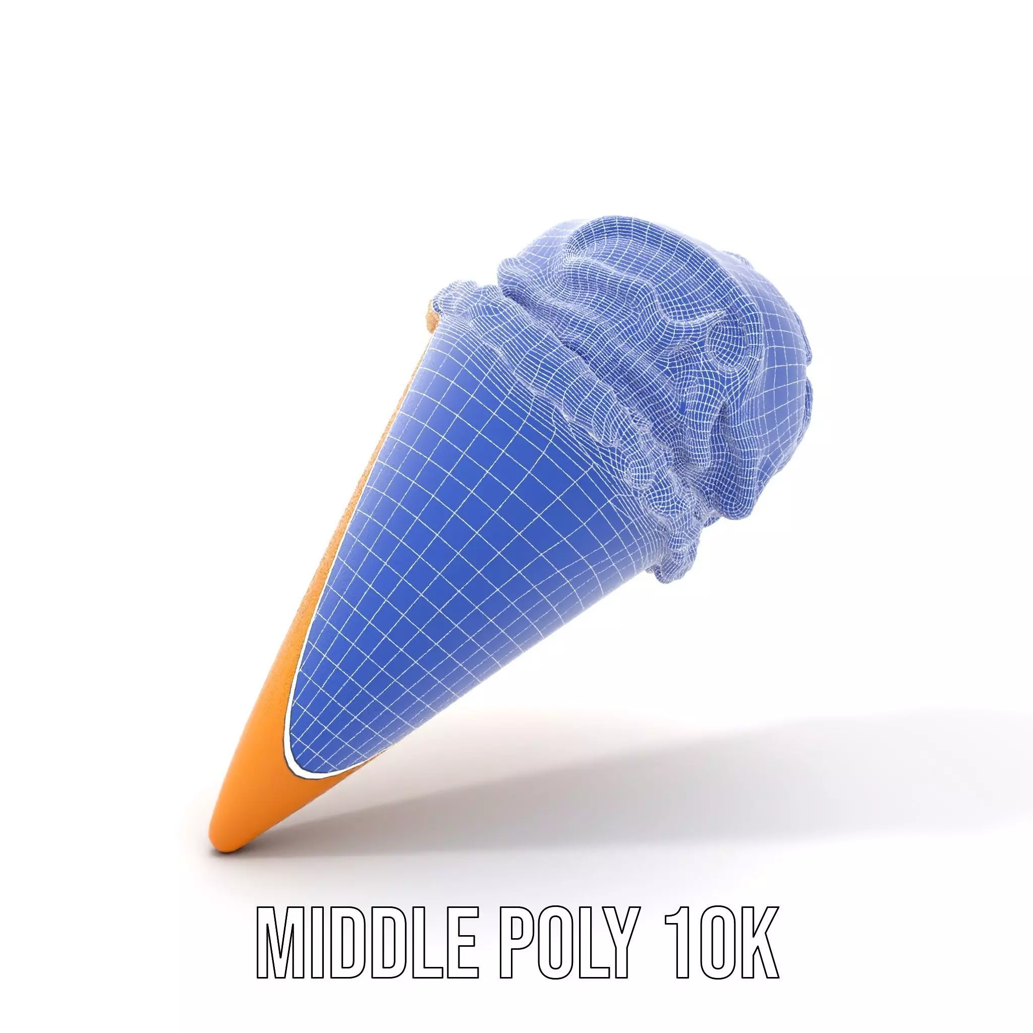 Chocolate Vanilla Ice Cream model pack Low-poly 3D model_25