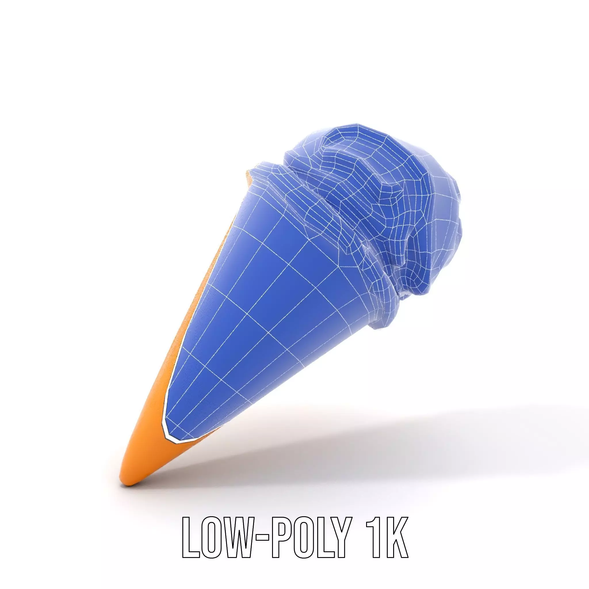 Chocolate Vanilla Ice Cream model pack Low-poly 3D model_26