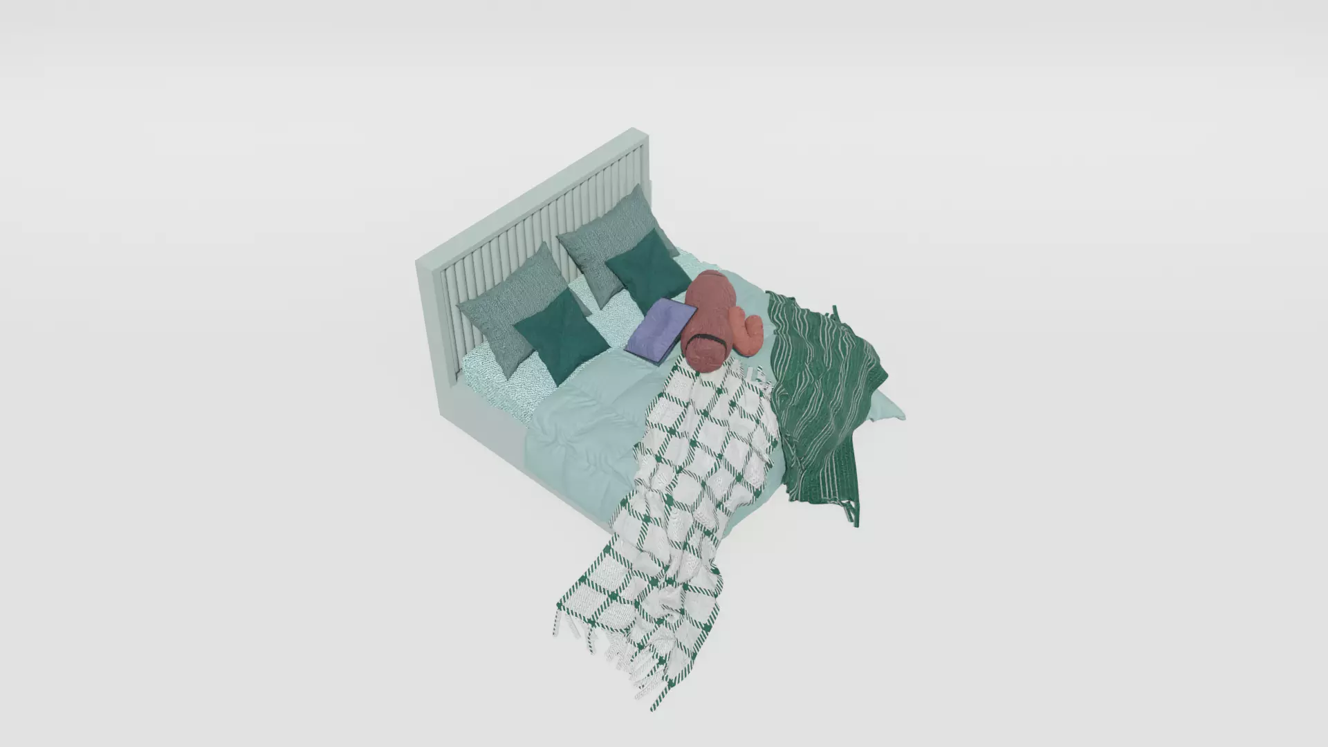 Audrey Shahenshah Bed 3D model_0