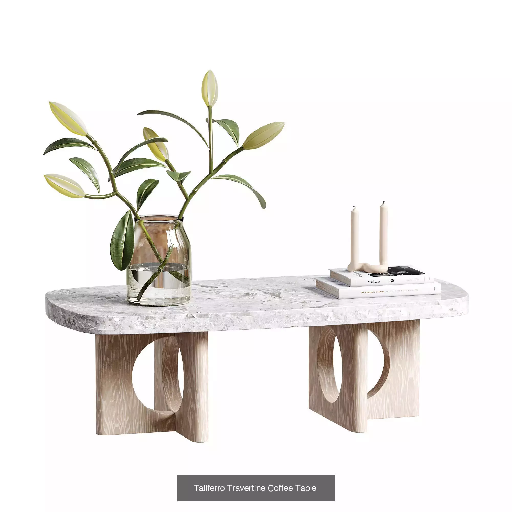 Table Collection - Modern Coffee Tables with Decor Accessories  _5