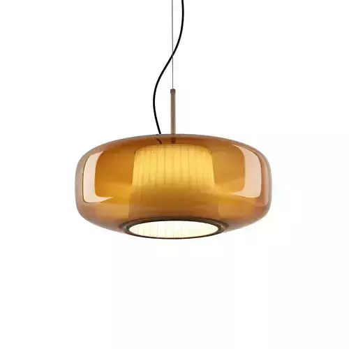 Plisse Pendant Lamp by Vistosi 3D model