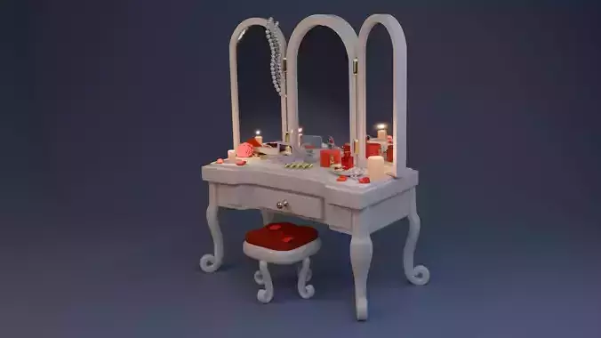  Elegant Art Deco Vanity Set