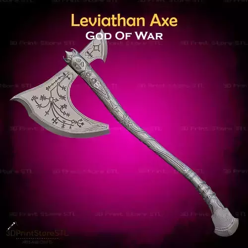 Leviathan Axe Cosplay God of War - STL File 3D print model