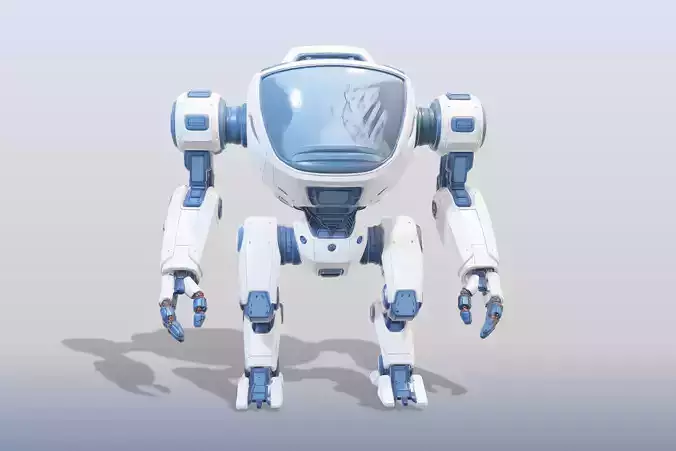 Humanoid Robotic Suit Realistic Model for Games Visual Effects 3D model Humanoid Robotic Suit Realistic Model for Games Visual Effects 3D model