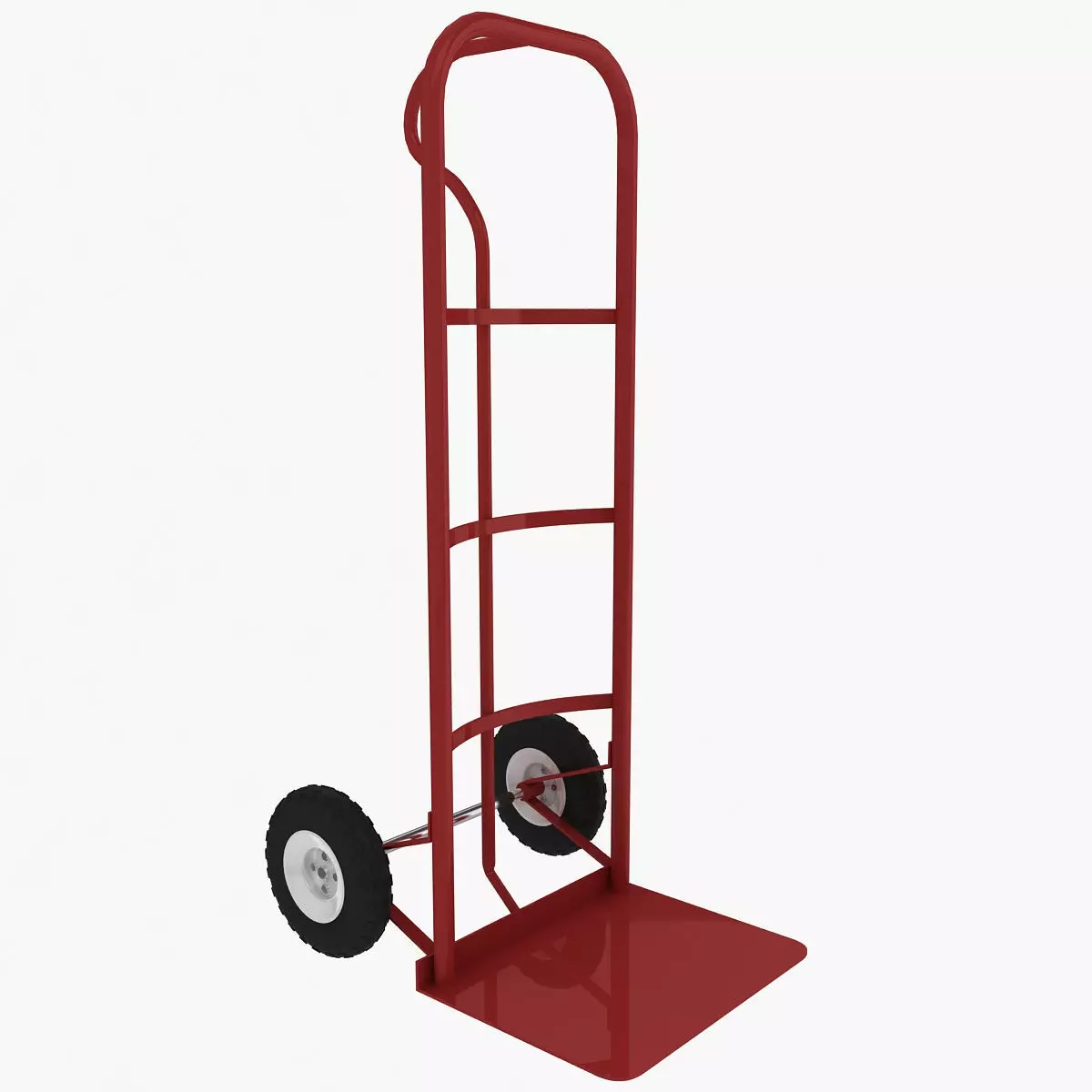 Hand Truck Low-poly 3D model