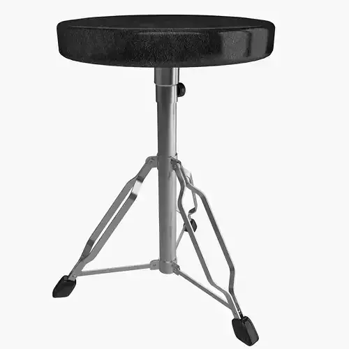 Drum Throne Low-poly 3D model