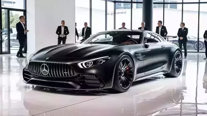 2025 Mercedes AMG GT High Detail 3D Model 3D model 4