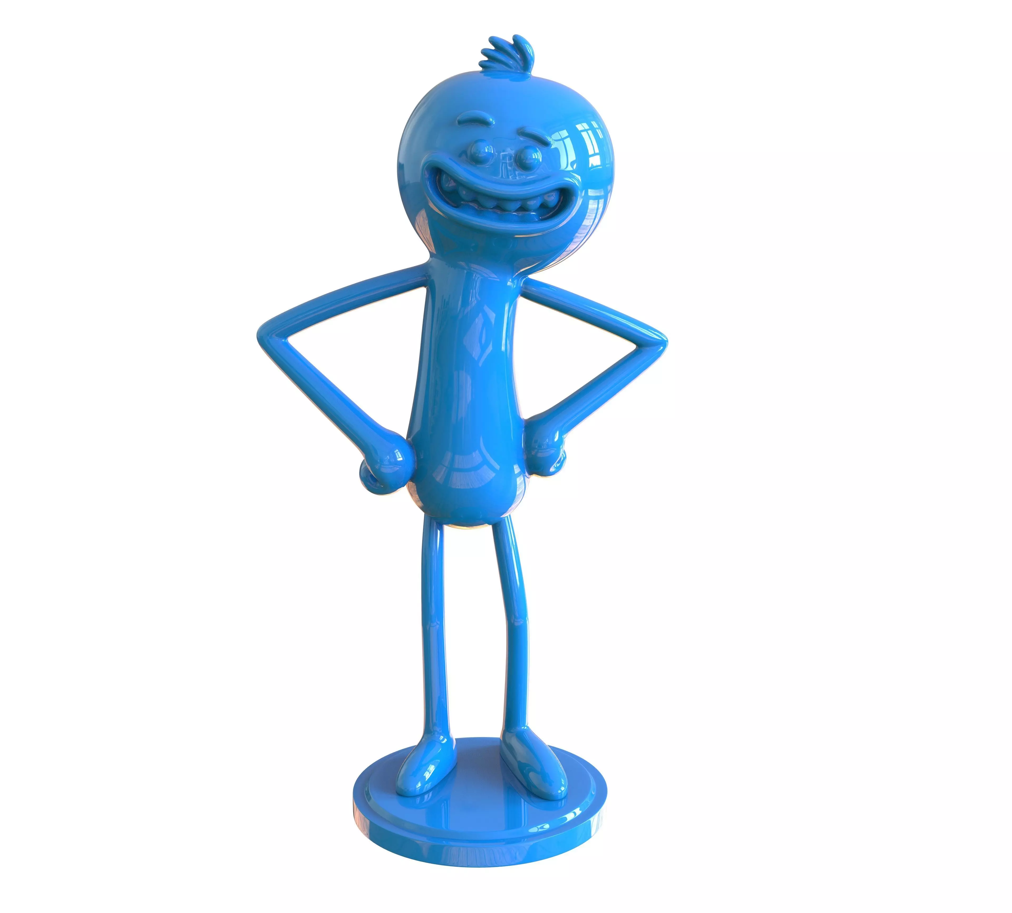 MR MEESEEKS RICK AND MORTY Free 3D print model