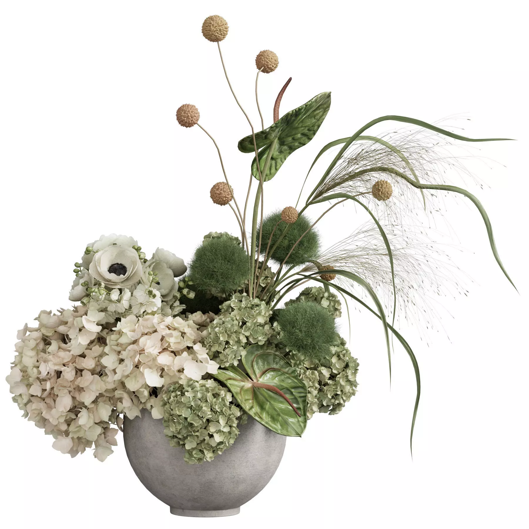 Flower In Vase 96 3D model_1