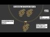 3D Printable Earring  And Chain Set-3 - Handmade Gift - DIY 3D print model_1