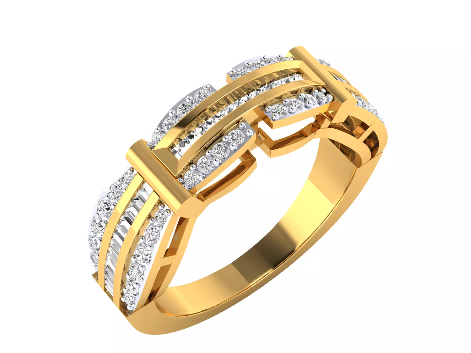 Women Ring Render 3dm STL MTL SLC JCD OBJ FBX Details 3D print model_0