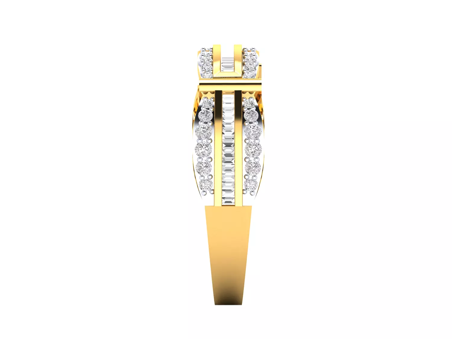 Women Ring Render 3dm STL MTL SLC JCD OBJ FBX Details 3D print model_24