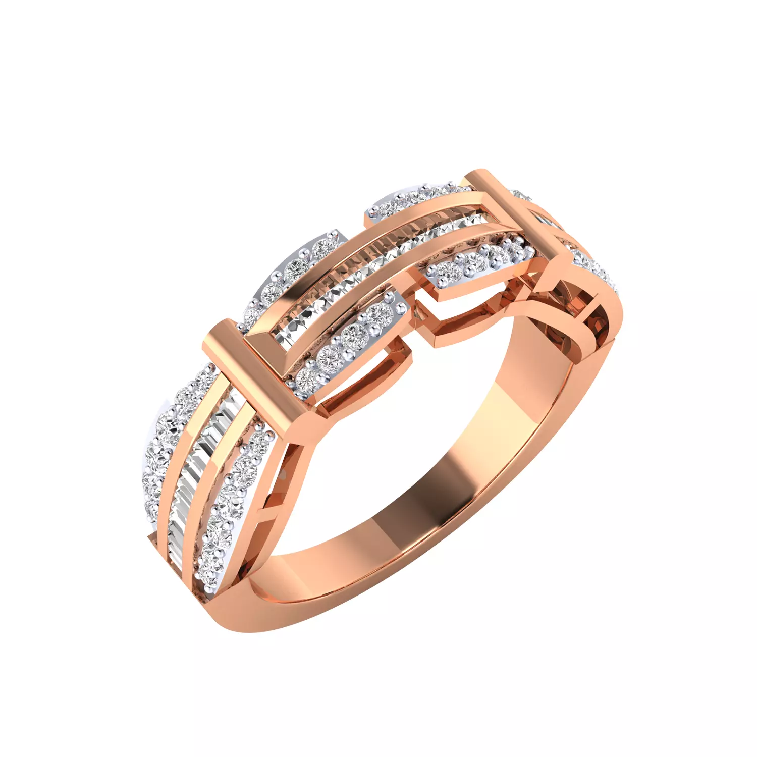 Women Ring Render 3dm STL MTL SLC JCD OBJ FBX Details 3D print model_7