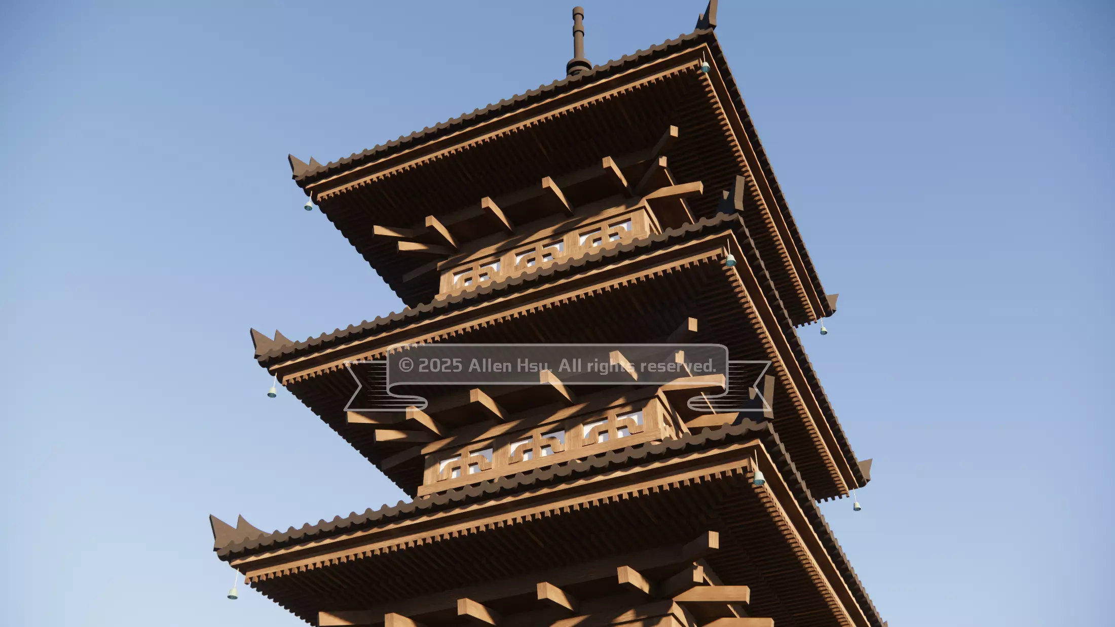 Japanese - Yasaka Pagoda 3D model_20