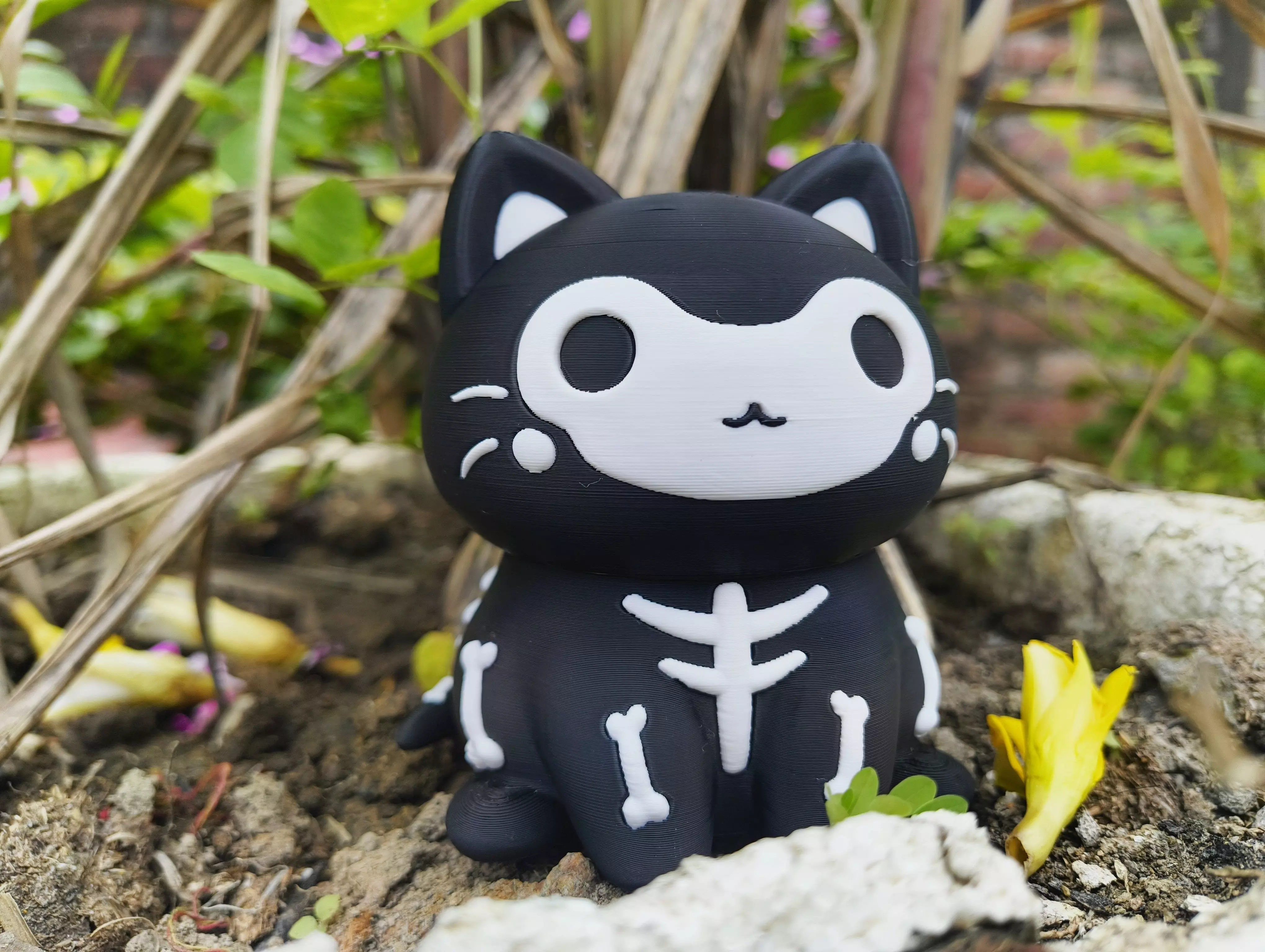 Halloween Special - Skeleton Cat 3D print model_2