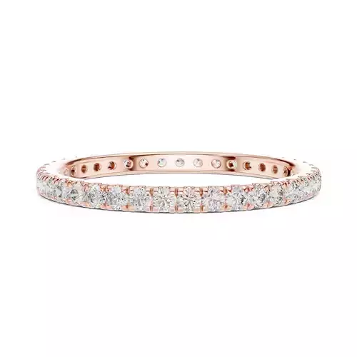 Small Round Cut Minimalist Stacking Wedding Band 3DM STL Video