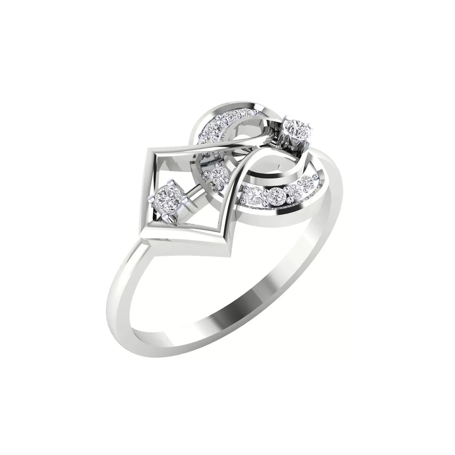 Women Ring Render 3dm STL MTL SLC JCD OBJ FBX Details 3D print model_15