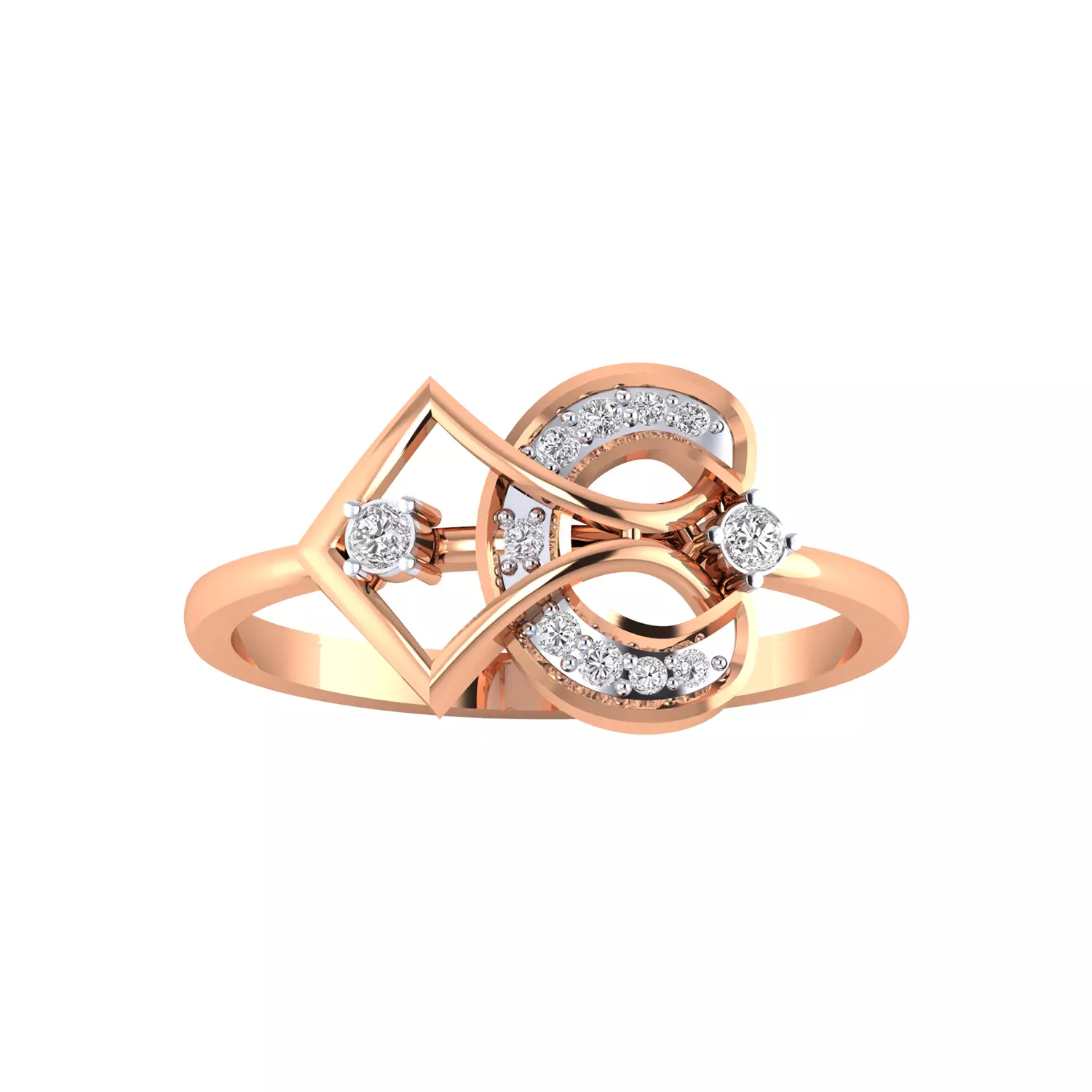 Women Ring Render 3dm STL MTL SLC JCD OBJ FBX Details 3D print model_4