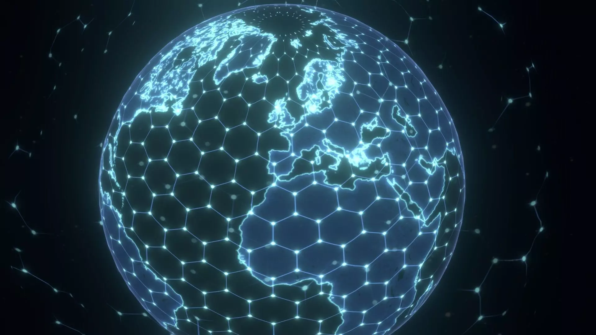 Animated Hologram Planet Earth No 5 With 50 Sci-Fi Music Tracks Low-poly 3D model_9