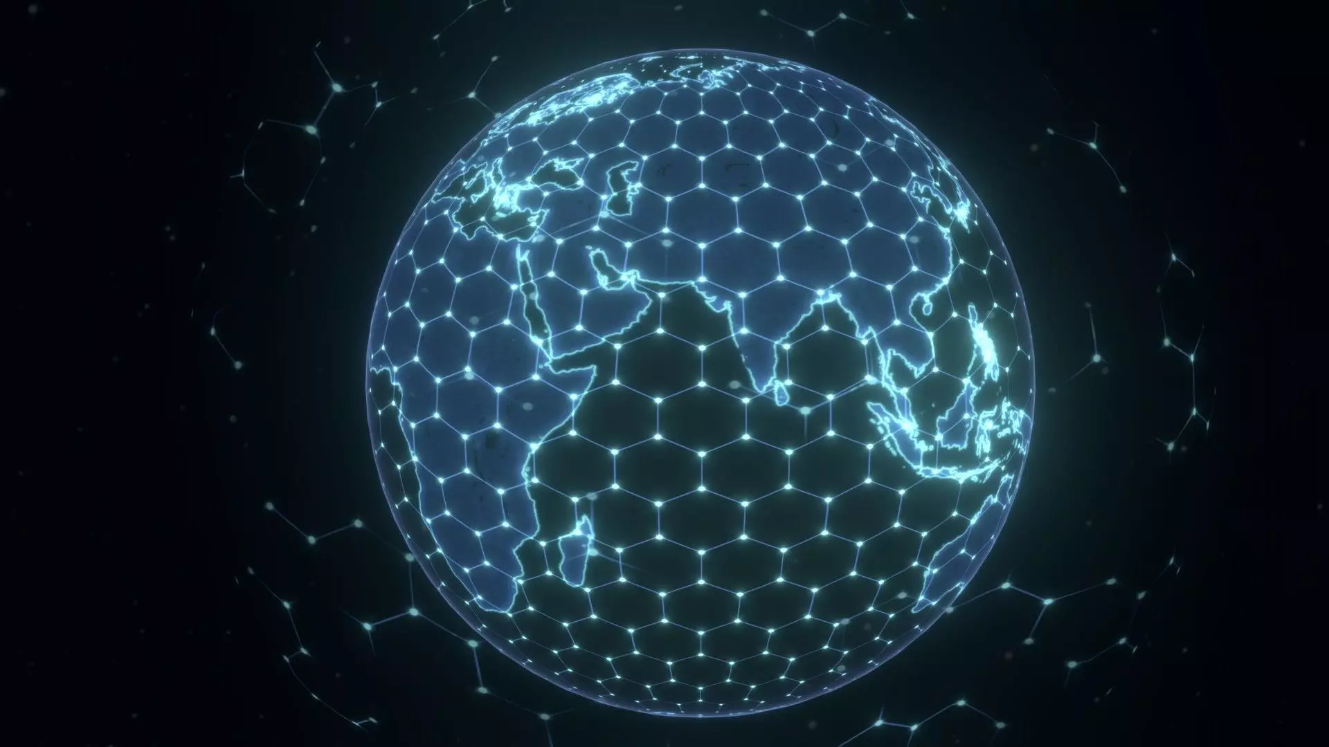 Animated Hologram Planet Earth No 5 With 50 Sci-Fi Music Tracks Low-poly 3D model_22