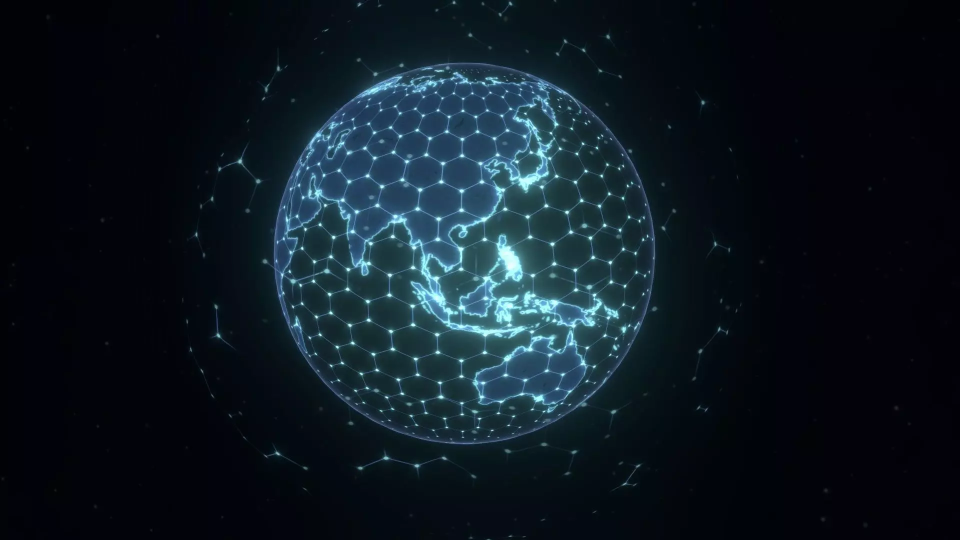 Animated Hologram Planet Earth No 5 With 50 Sci-Fi Music Tracks Low-poly 3D model_18