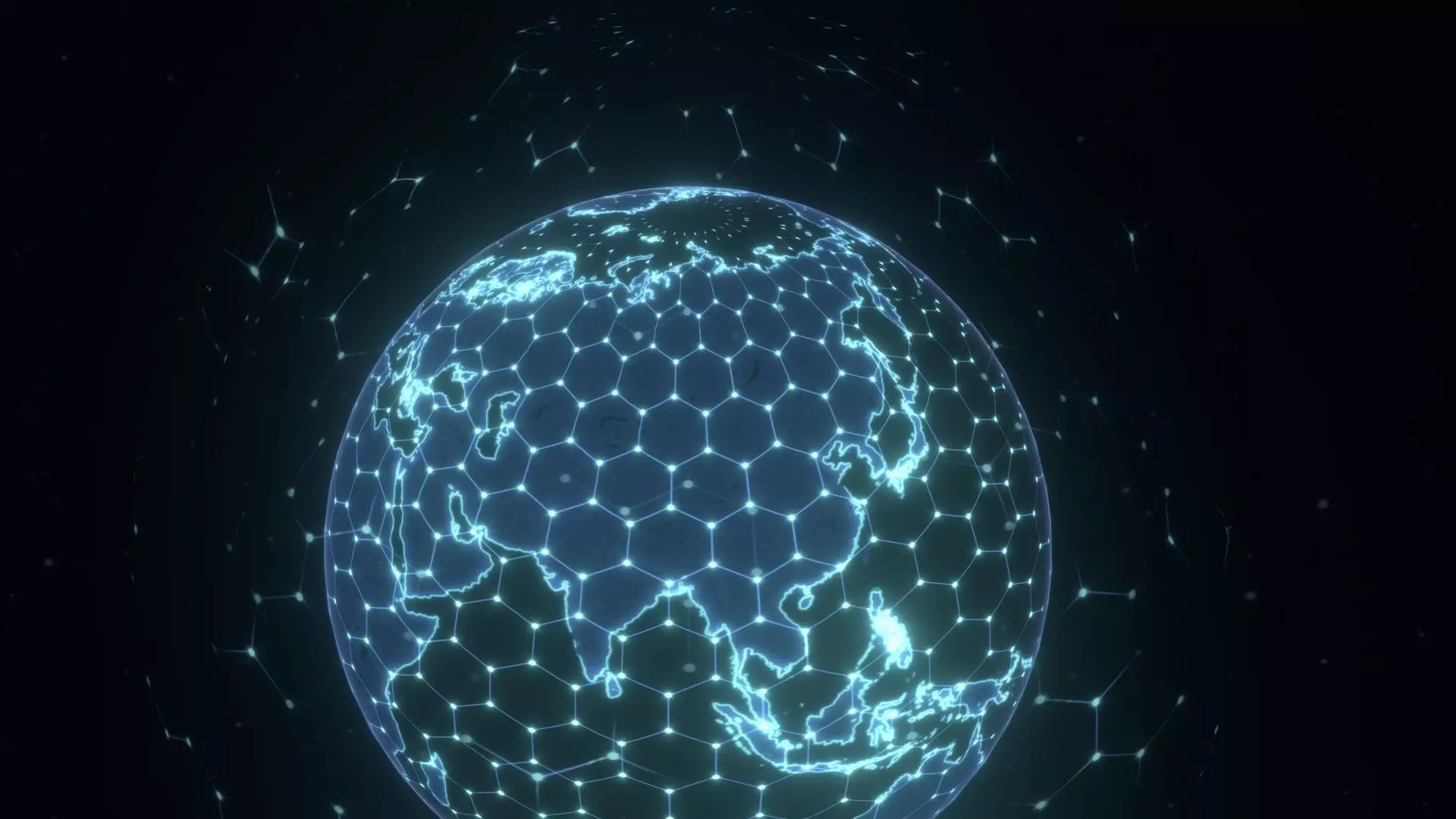 Animated Hologram Planet Earth No 5 With 50 Sci-Fi Music Tracks Low-poly 3D model_21