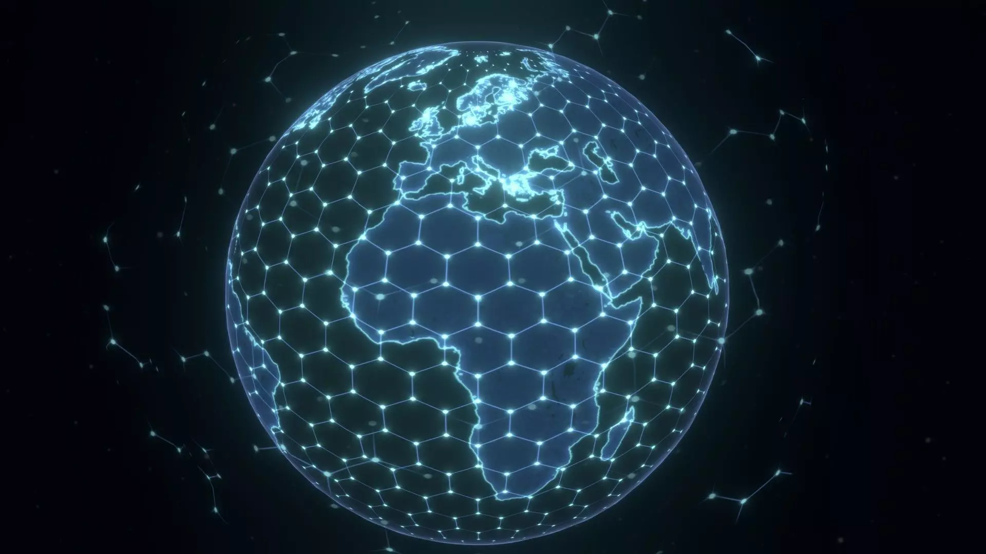 Animated Hologram Planet Earth No 5 With 50 Sci-Fi Music Tracks Low-poly 3D model_7