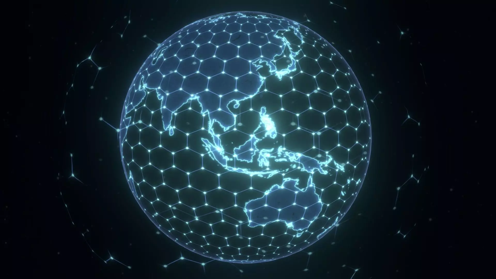 Animated Hologram Planet Earth No 5 With 50 Sci-Fi Music Tracks Low-poly 3D model_5