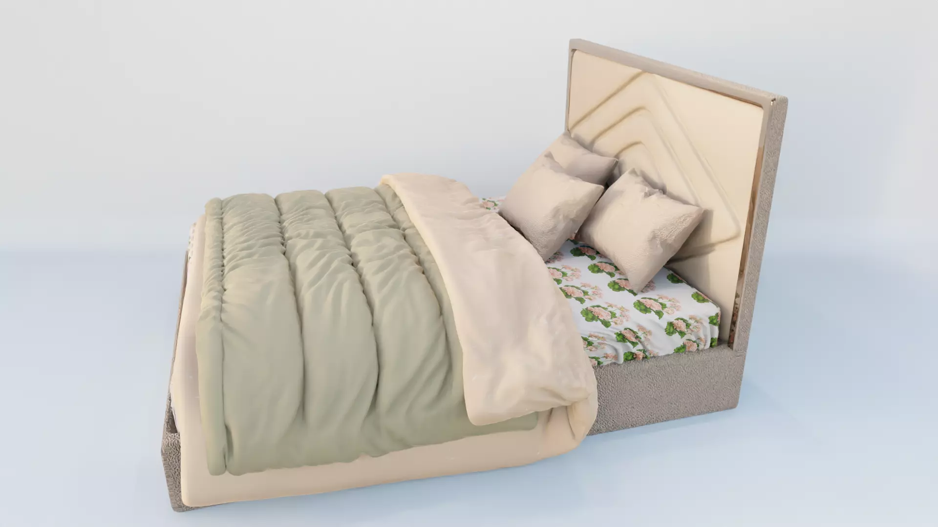 Delphinium Ogioni Bed 3D model_8