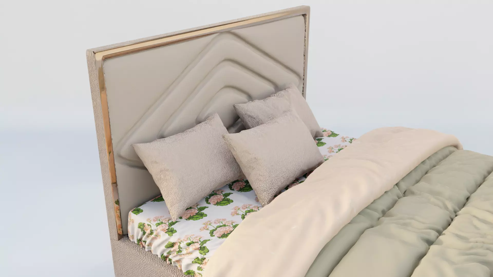 Delphinium Ogioni Bed 3D model_7