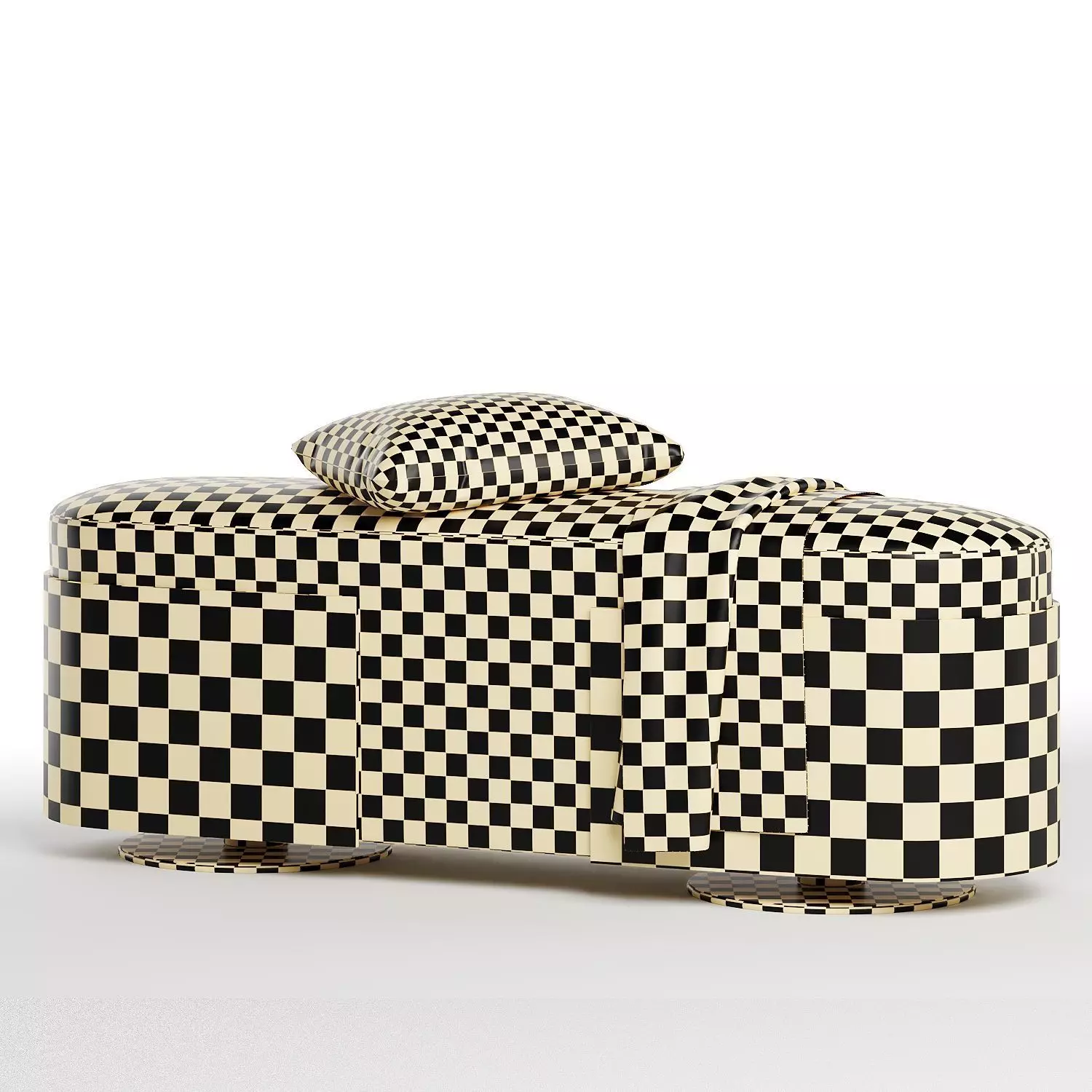 Berke bench 3D model_4