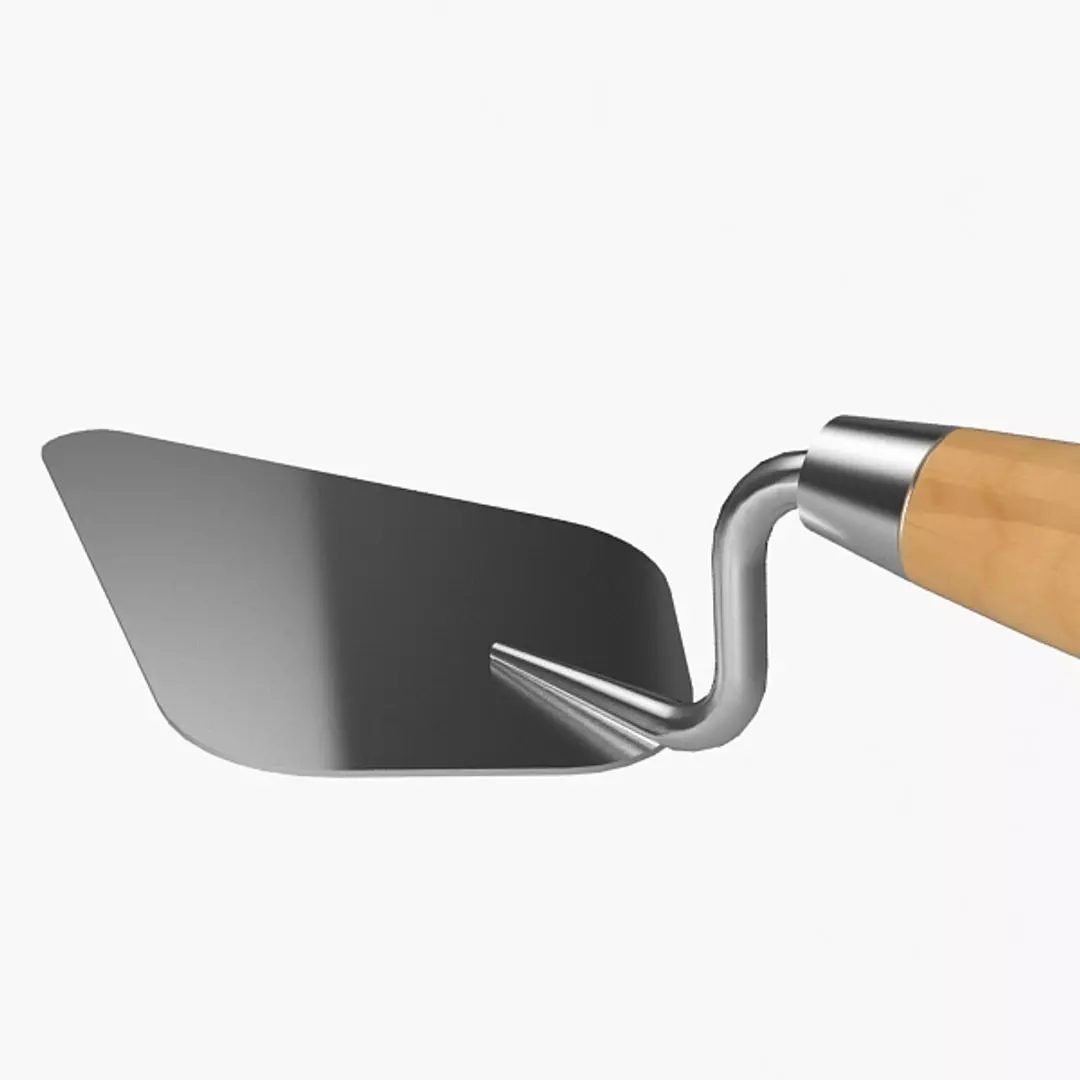 Brick Trowel Low-poly 3D model