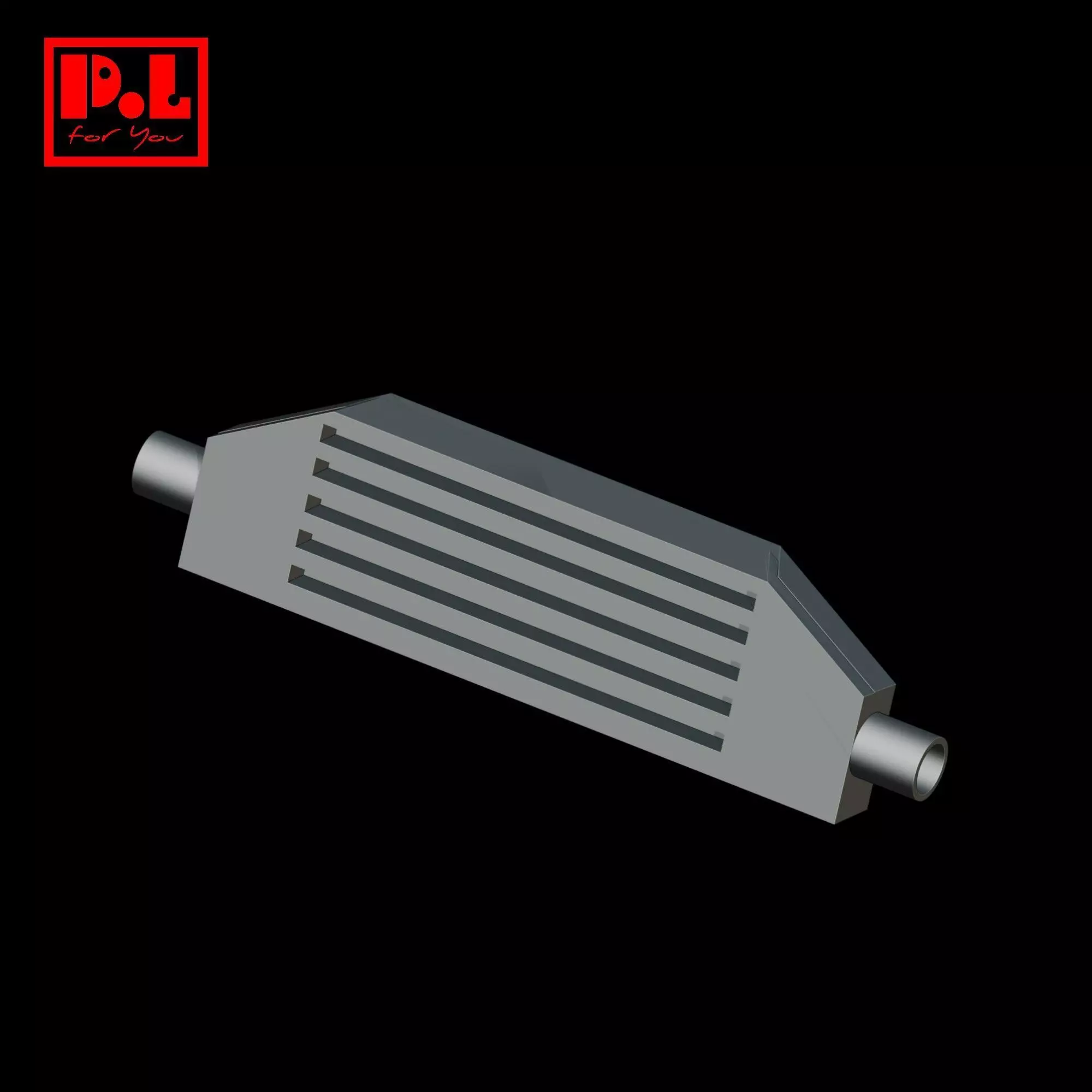 Intercooler radiator Fujimi Termac Hot Wheels Matchbox  3D print model_2