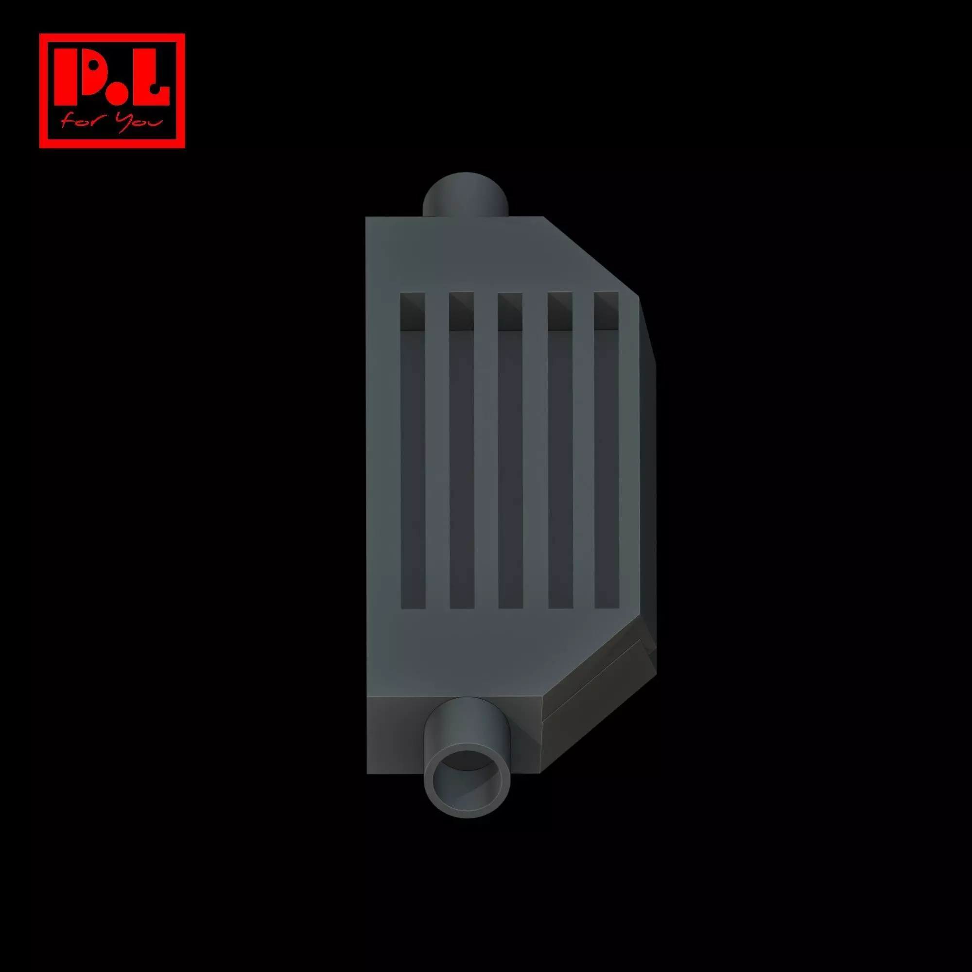 Intercooler radiator Fujimi Termac Hot Wheels Matchbox  3D print model_3