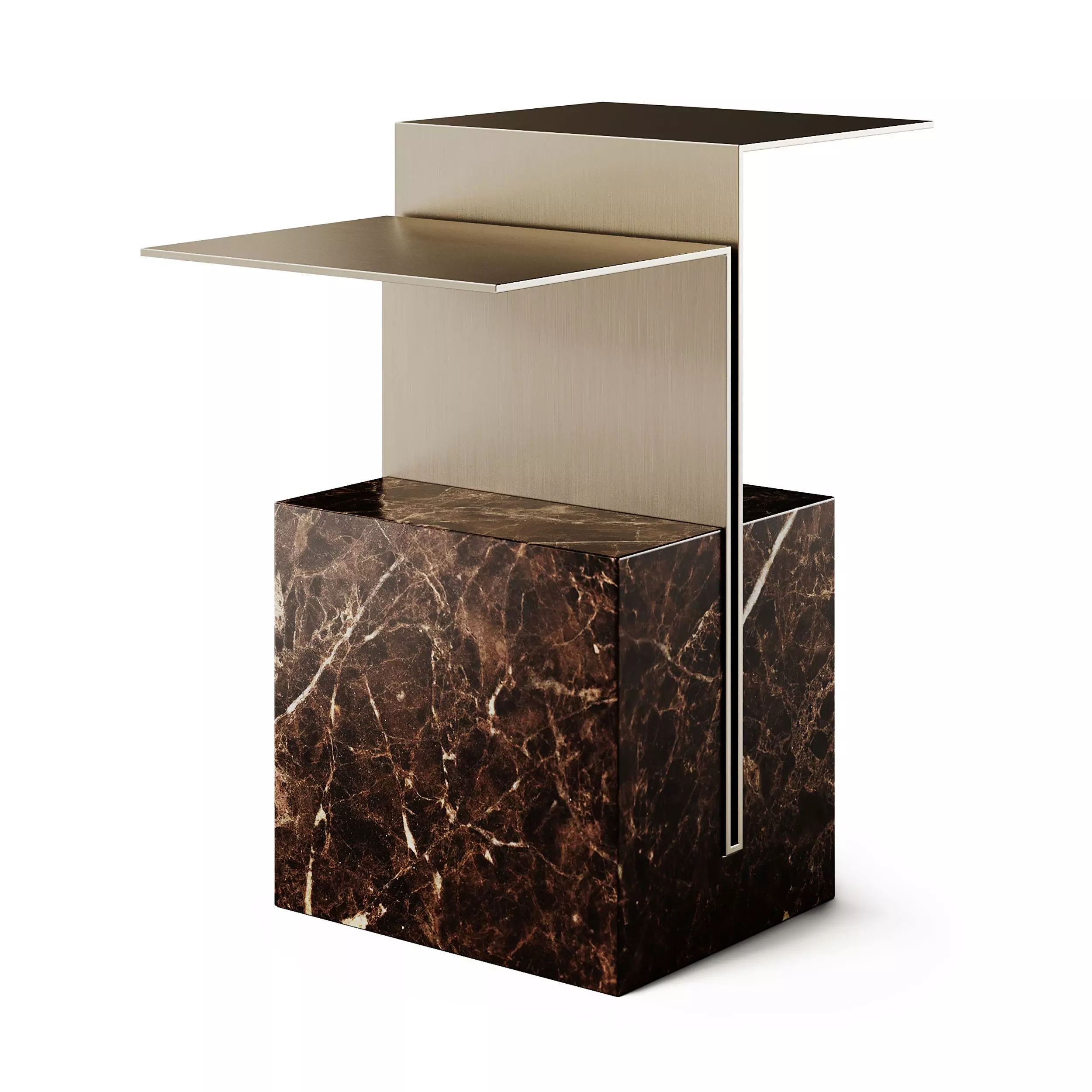 Elbra Brok Side Table 3D model_1