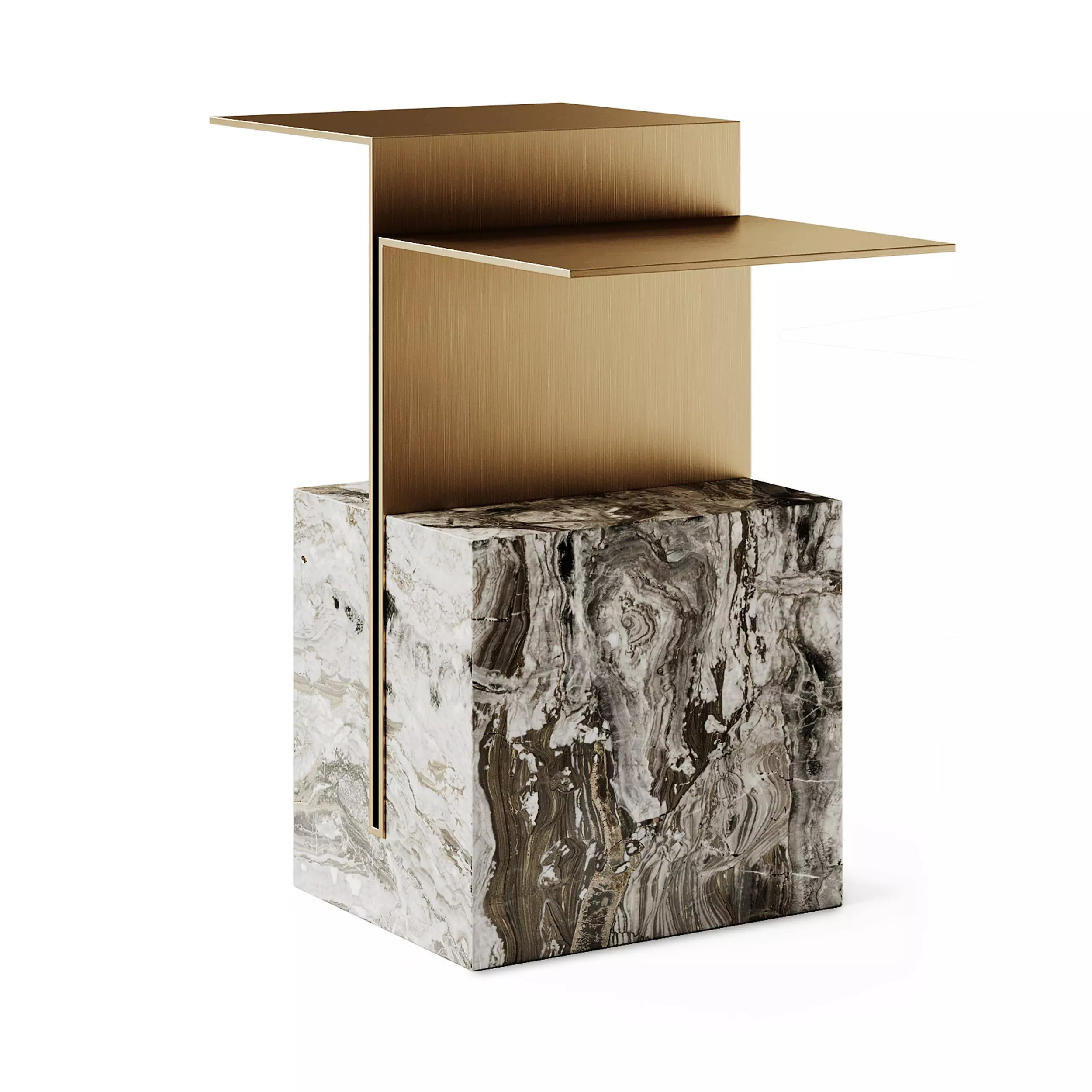 Elbra Brok Side Table 3D model_2