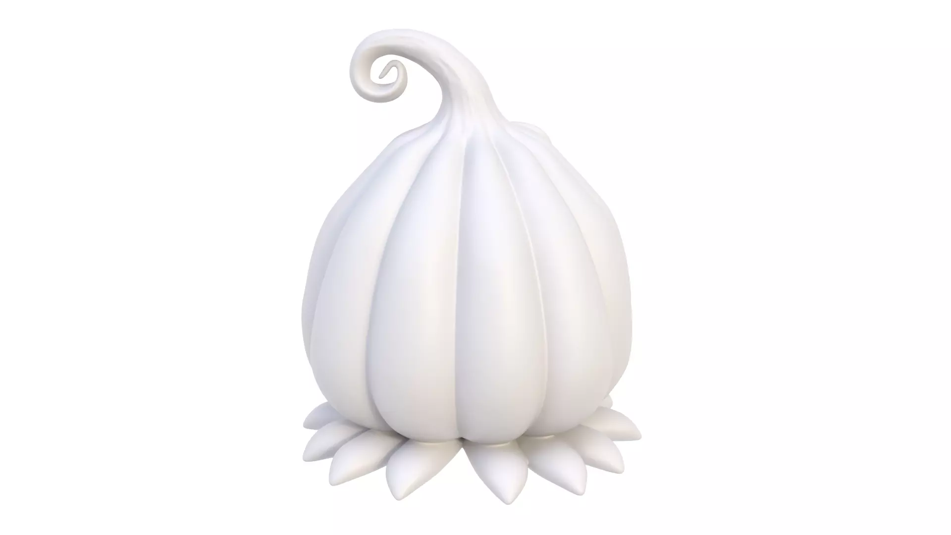 Halloween pumpkin 02 3D model_5