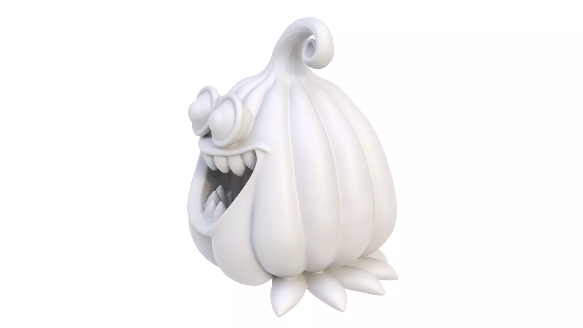 Halloween pumpkin 02 3D model_2