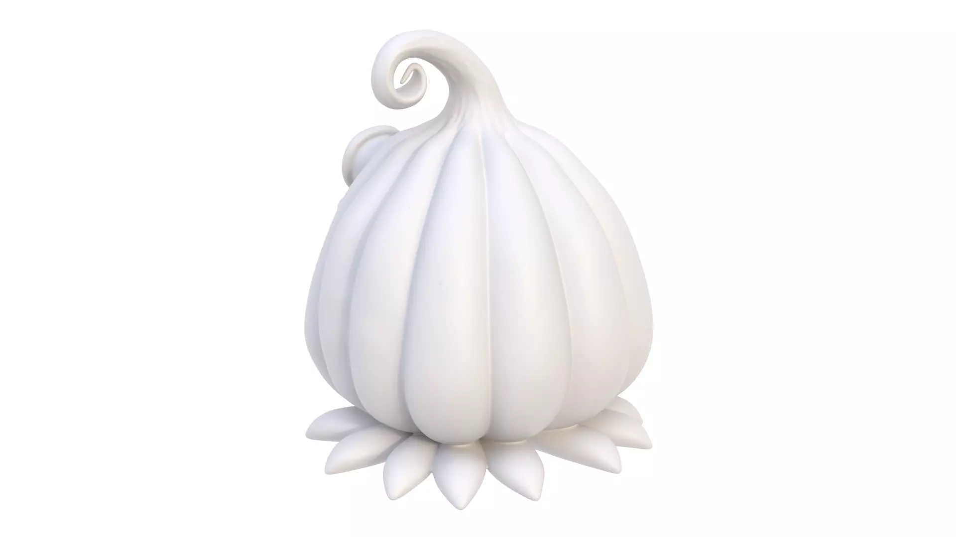 Halloween pumpkin 02 3D model_4