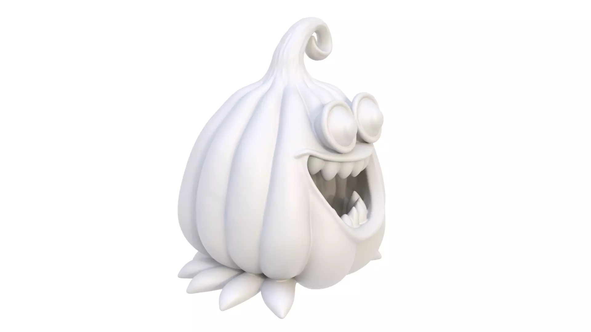 Halloween pumpkin 02 3D model_7